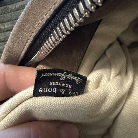 Rag & Bone Small Field Messenger Bag Purse Grey  Brown Leather Grunge Y2K